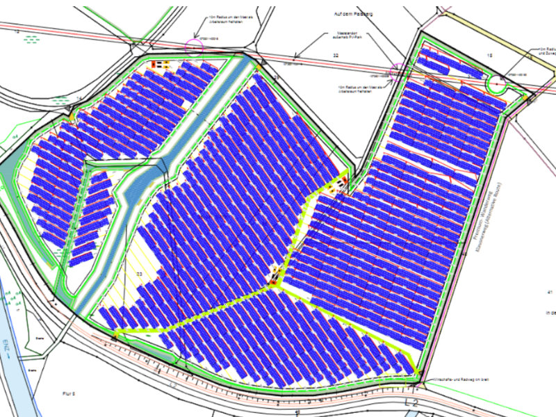 Konzept und Planungsaufnahme des Photovoltaik-Investments Schankweiler