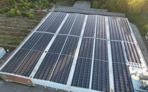 Aktuelle Luftaufnahme für das Solaranlagen PV-Investment in Kirchbrack | Sachwert-Gruppe